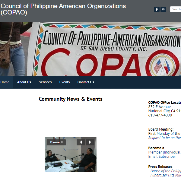 Council of Philippine American Organizations - Filipino category in National City CA