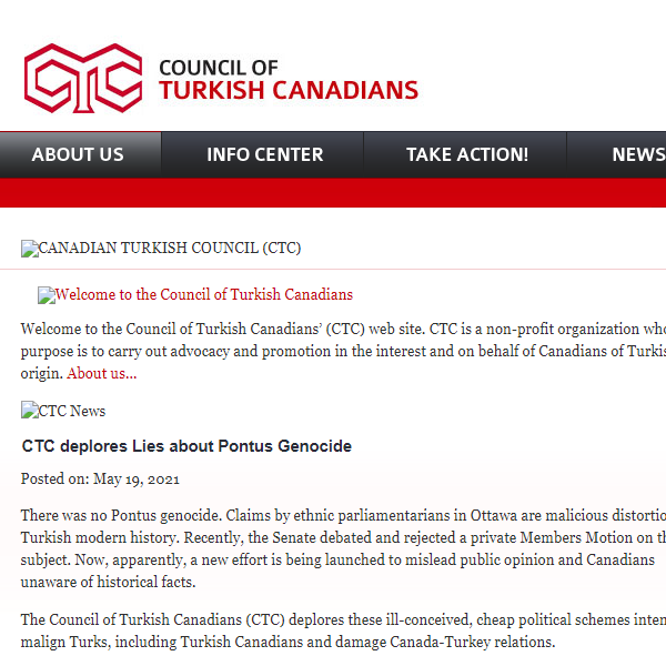 Council of Turkish Canadians - Turkish category in Ottawa ON