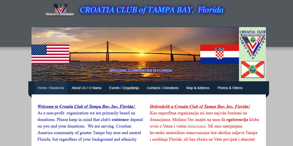 Croatia Club of Tampa Bay, Inc. Florida -  industry in Clearwater FL