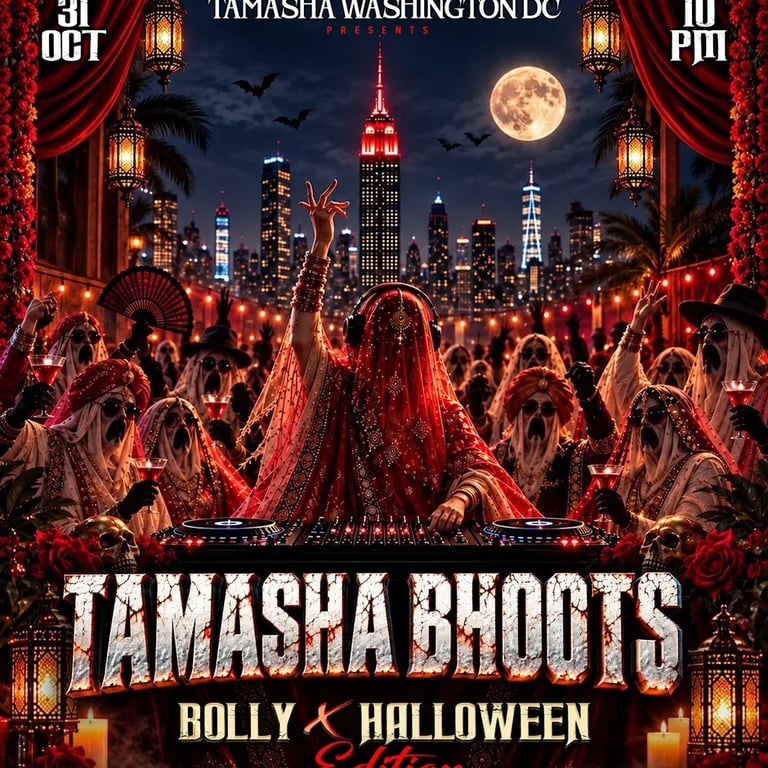 D.C. Tamasha Bhoots: Bollywood Halloween Party @Throw Social