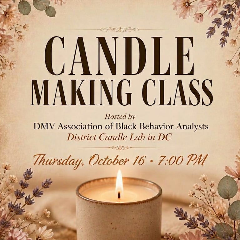 DMV ABBA Meetup: Candle Making Class