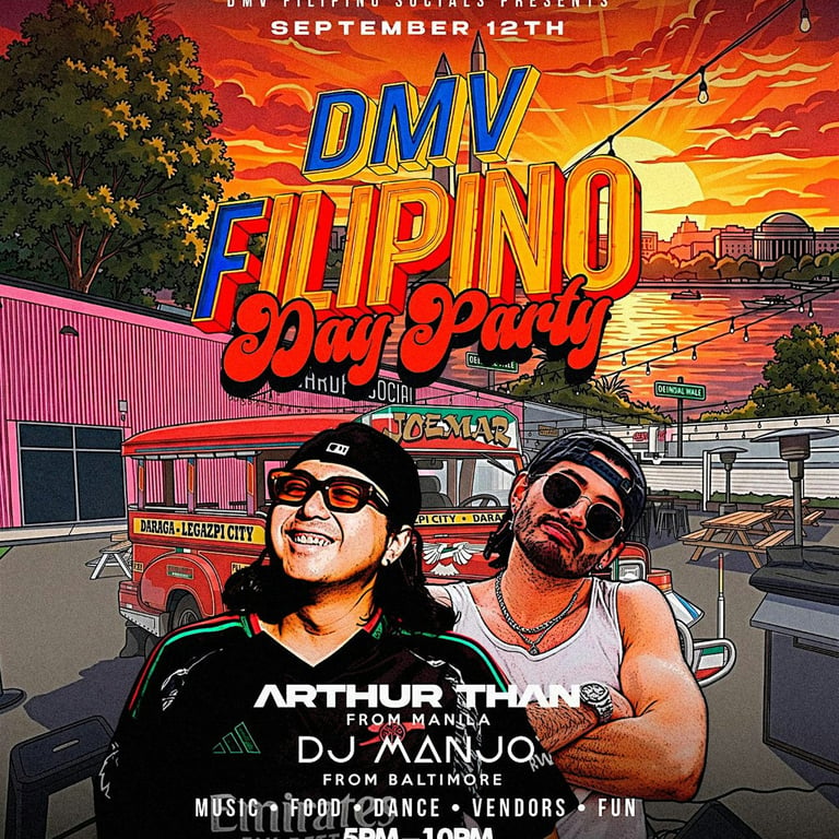 DMV Filipino Day Party! With Arthur Tan & Manjo