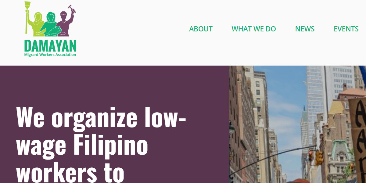 Damayan Migrant Workers Association, Inc. -  industry in New York NY