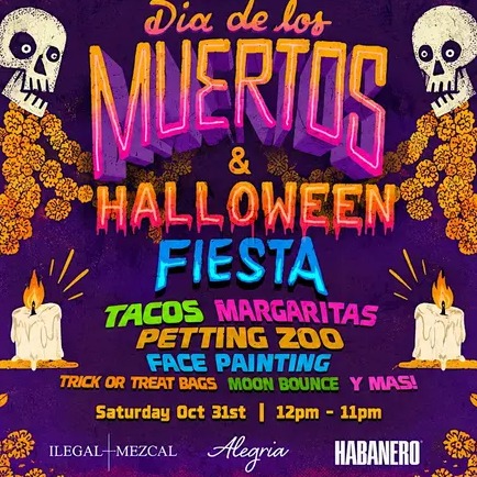 Dia de Los Muertos Halloween Fiesta