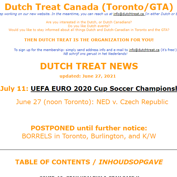 Dutch Treat - Dutch category in Toronto ON