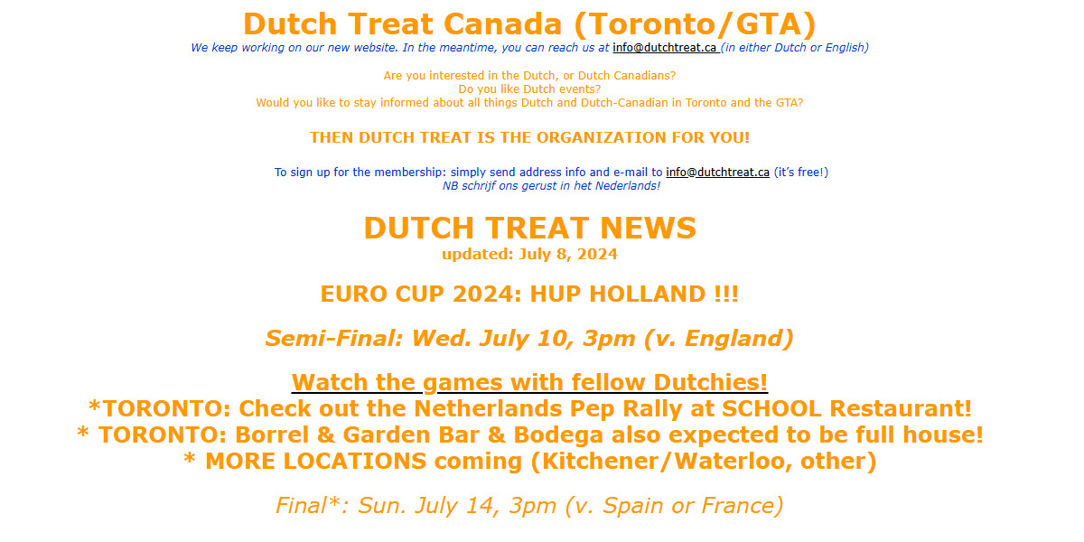 Dutch Treat -  industry in Toronto ON