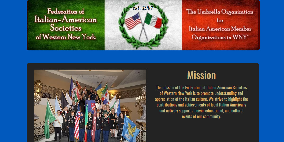 Federation of Italian-American Societies of Western New York -  industry in Buffalo NY
