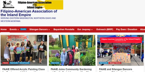 Filipino-American Association of the Inland Empire -  industry in Spokane WA