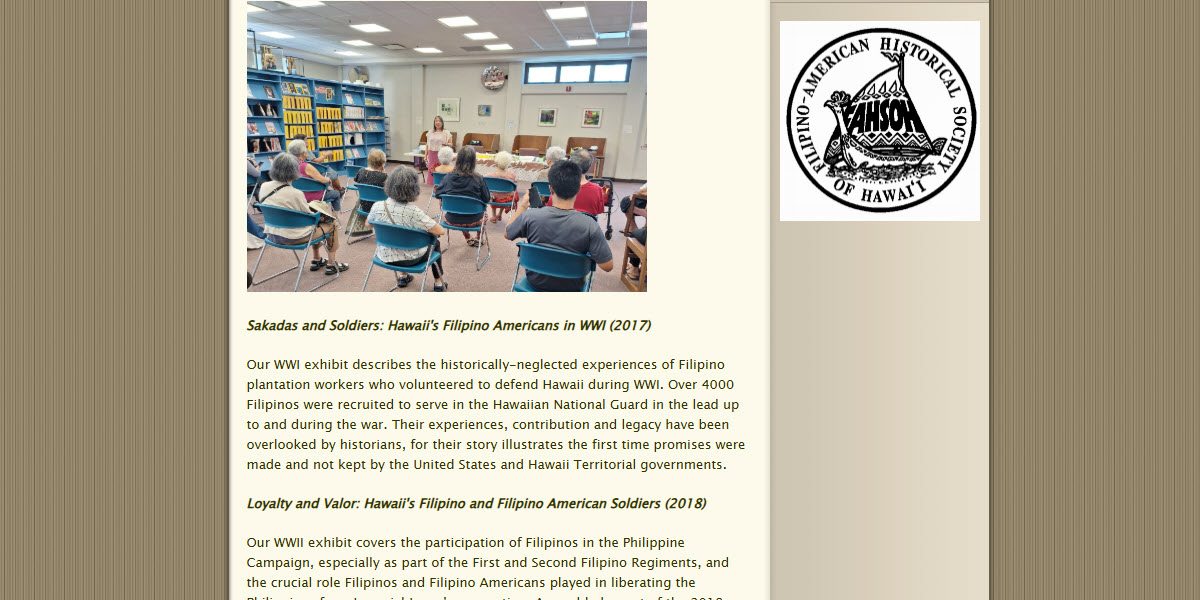 Filipino-American Historical Society of Hawaii -  industry in Honolulu HI