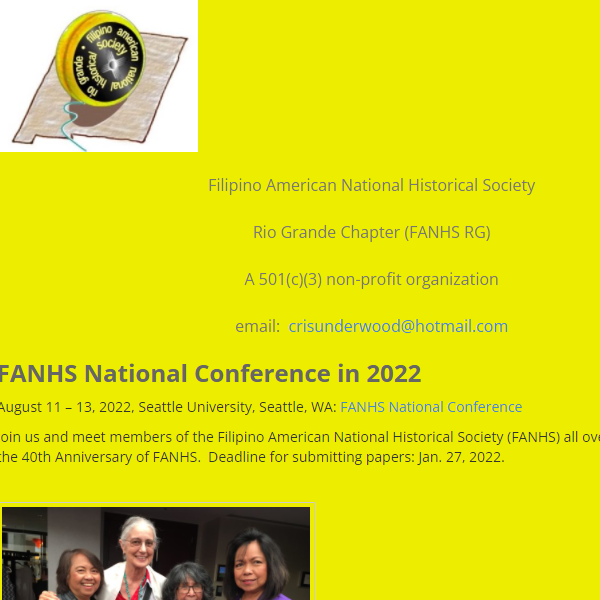 Filipino American National Historical Society Rio Grande Chapter - Filipino category in Albuquerque NM