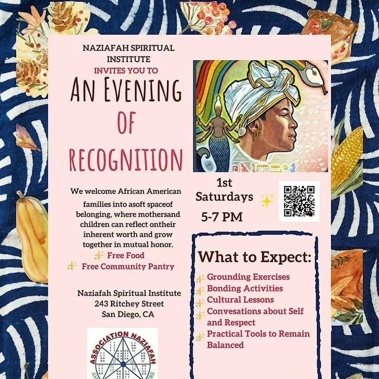 Free Community Evening: Mother & Child Cultural Enrichment & Food