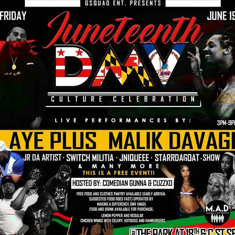 GSquad ENT. Presents Juneteenth Culture Celebration