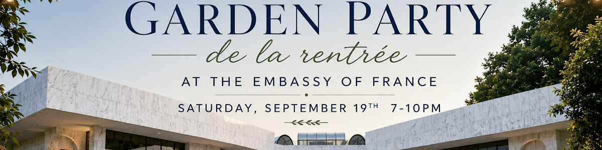 Garden Party de la Rentree at the Embassy of France -  industry in Washington DC