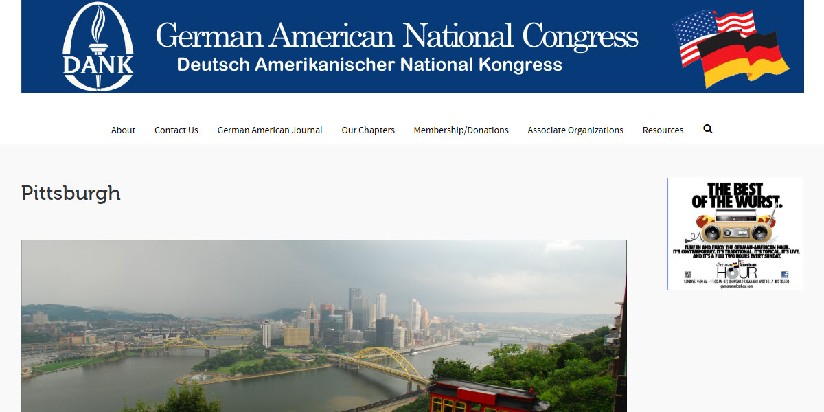 German American National Congress Pittsburgh Chapter -  industry in  