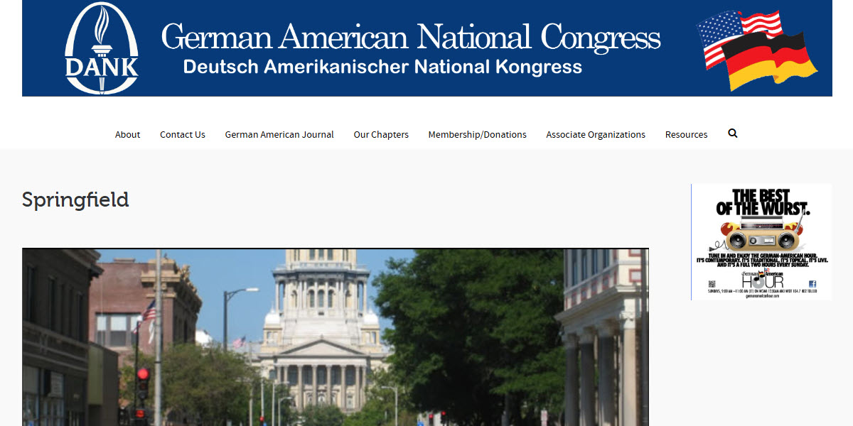 German American National Congress Springfield -  industry in Springfield IL