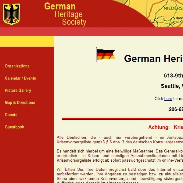 German Heritage Society - German category in Seattle WA