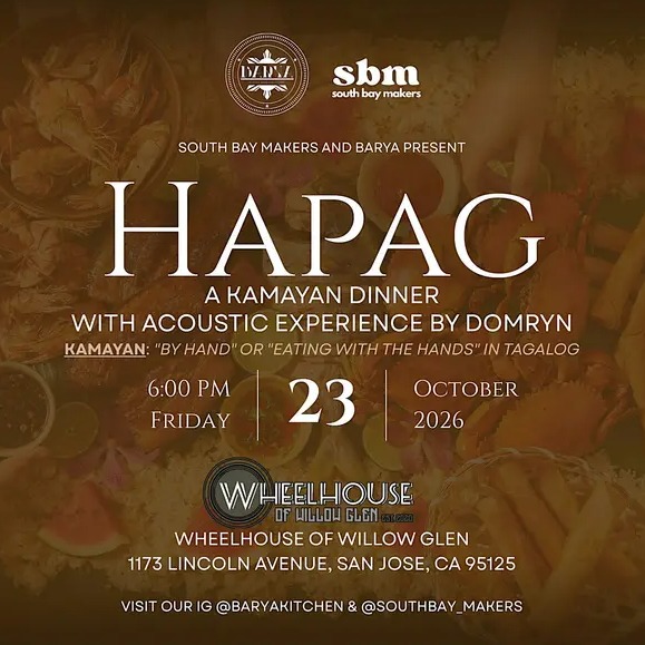 HAPAG: Elevated Filipino Kamayan Dinner w/ Barya Kitchen + Domryn Live