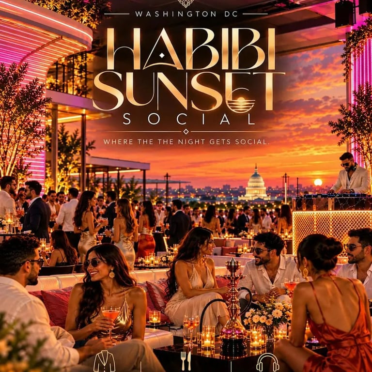 Habibi Sunset Party in Washington DC - Oct 17