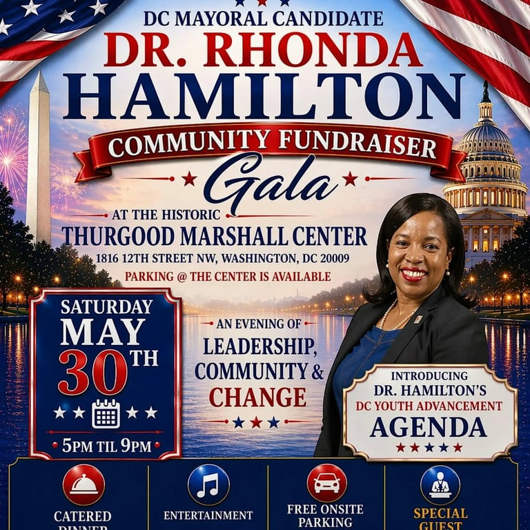 Hamilton 4 DC Mayor 2026 Community Fundraiser Gala & Awards Ceremony
