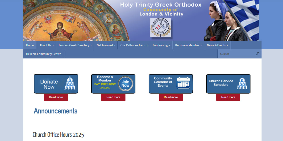 Holy Trinity Greek Orthodox Community of London & Vicinity -  industry in London ON