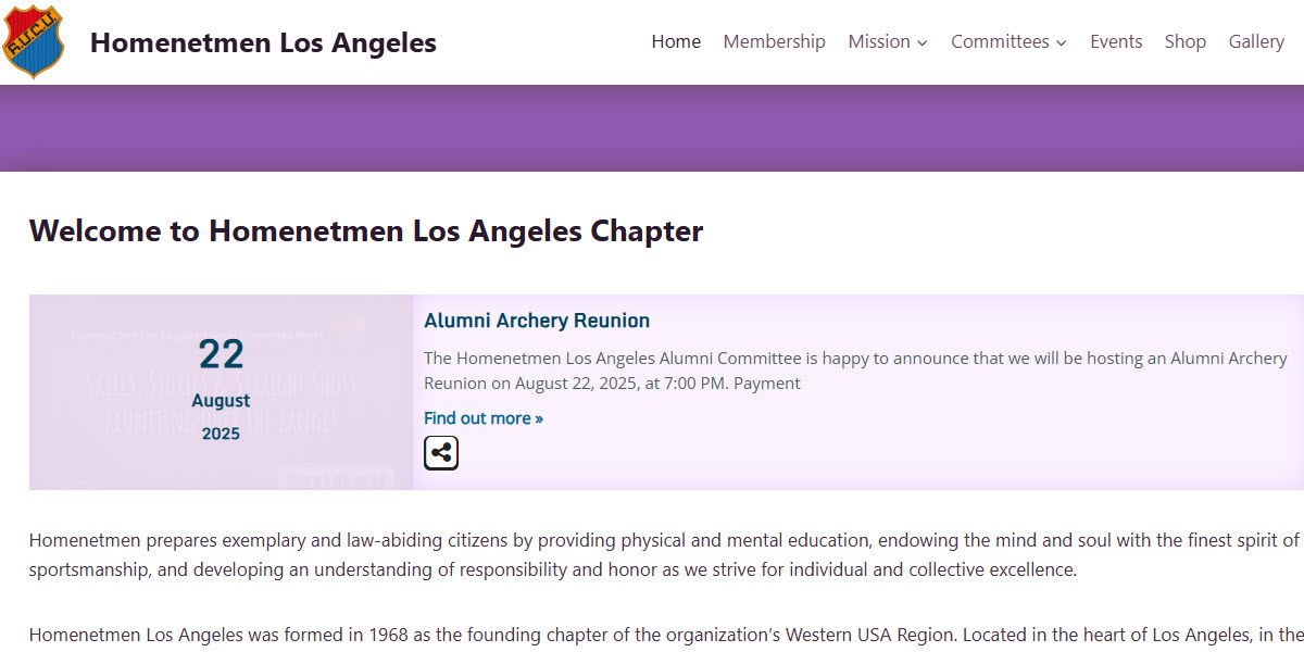 Homenetmen Los Angeles Chapter Center -  industry in Los Angeles CA
