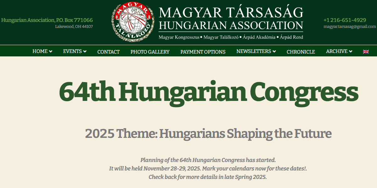 Hungarian Association of Cleveland -  industry in Cleveland OH