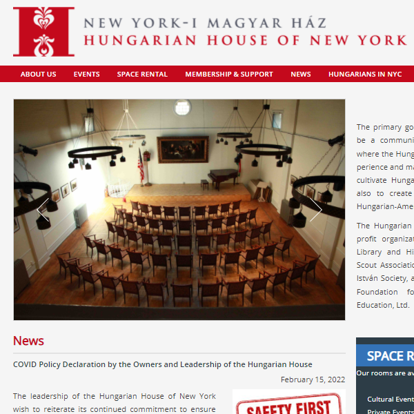 Hungarian House of New York - Hungarian category in New York NY