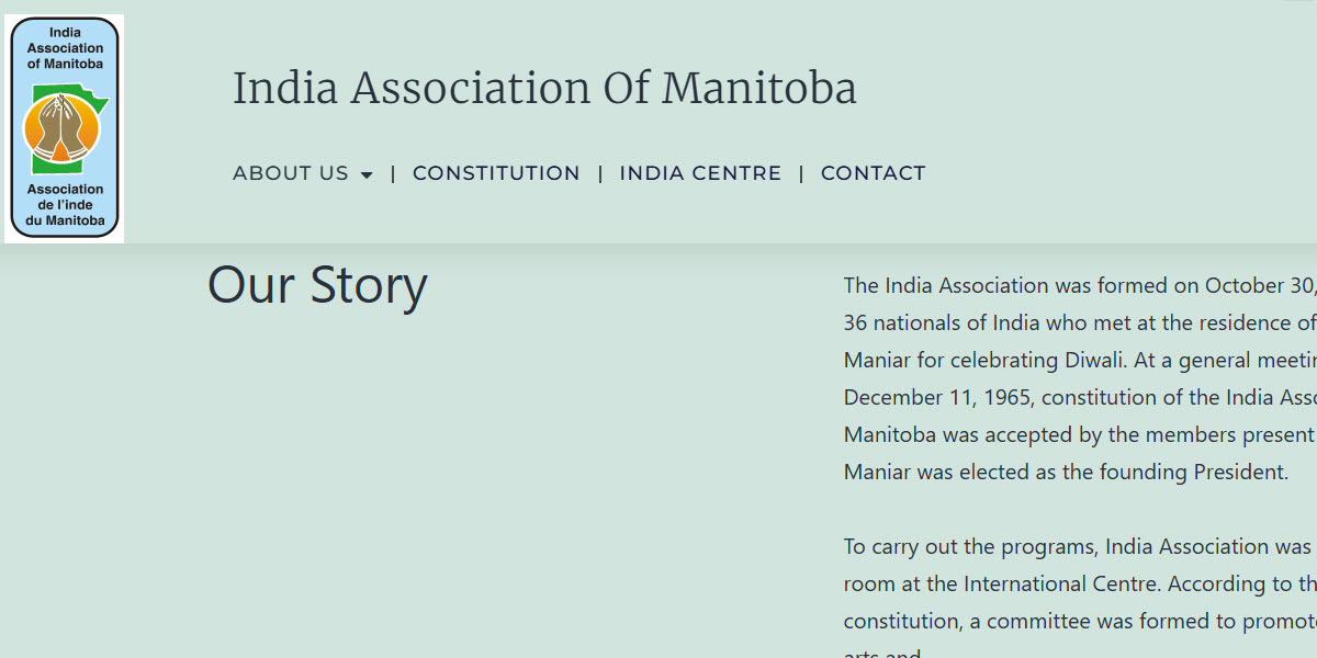India Association of Manitoba -  industry in Winnipeg MB