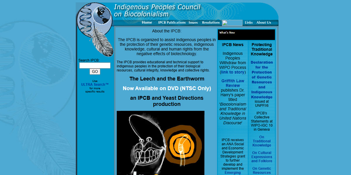 Indigenous Peoples Council on Biocolonialism -  industry in Nixon NV