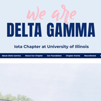Iota Chapter of Delta Gamma Sorority - Women category in Urbana IL