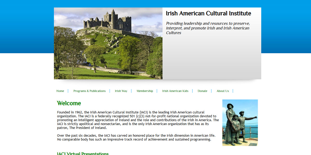 Irish American Cultural Institute -  industry in Margaretville NY