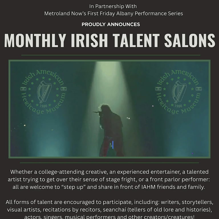 Irish American Heritage Museum’s Irish Talent Salon