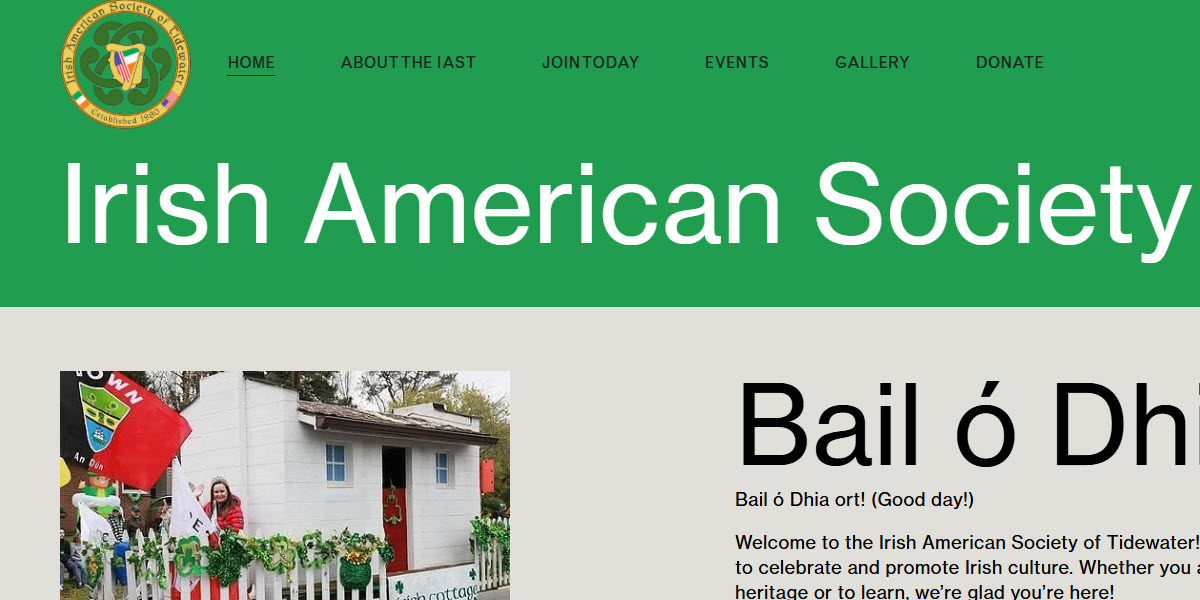 Irish American Society of Tidewater -  industry in Virginia Beach VA