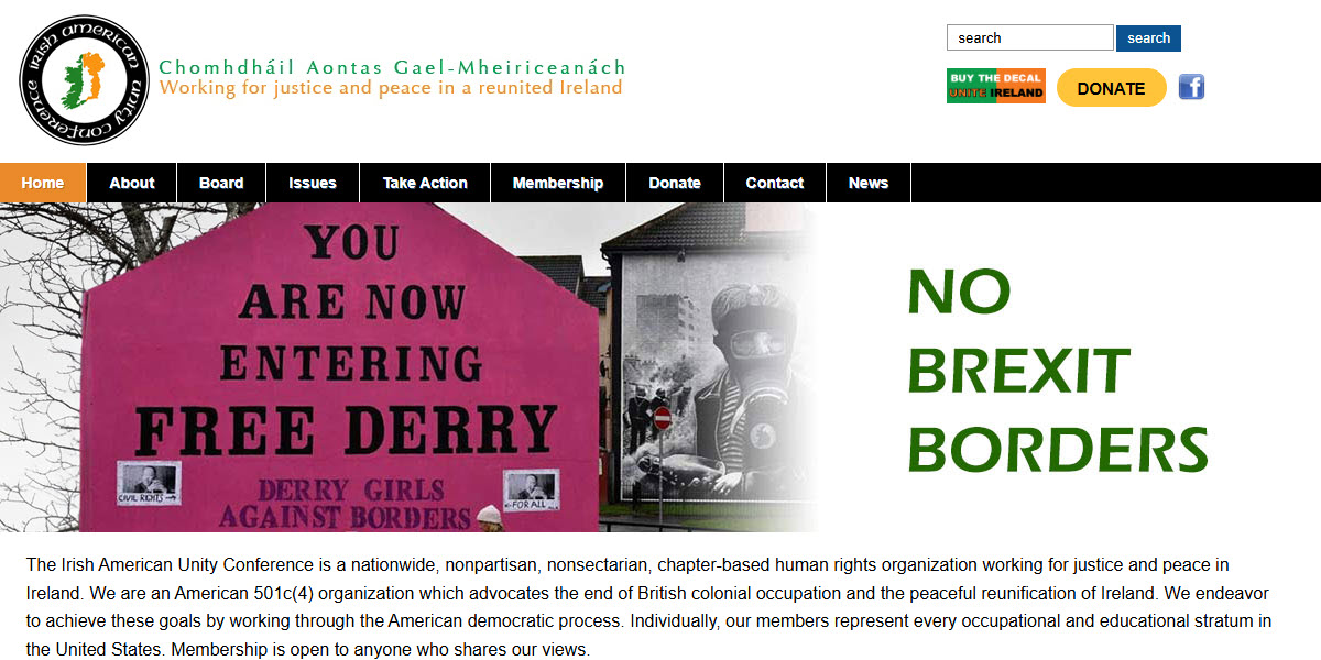 Irish American Unity Conference -  industry in Washington DC