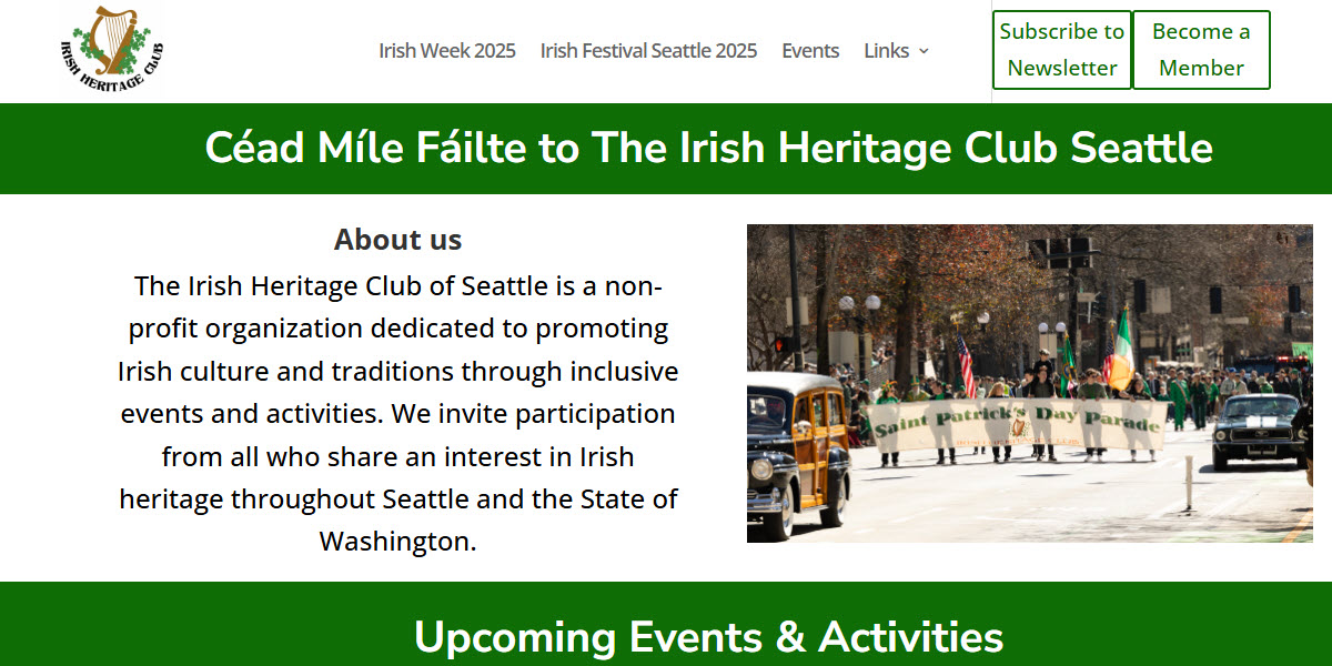 Irish Heritage Club of Seattle -  industry in Seattle WA