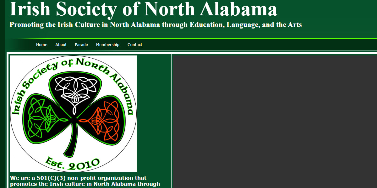 Irish Society of North Alabama -  industry in Huntsville AL