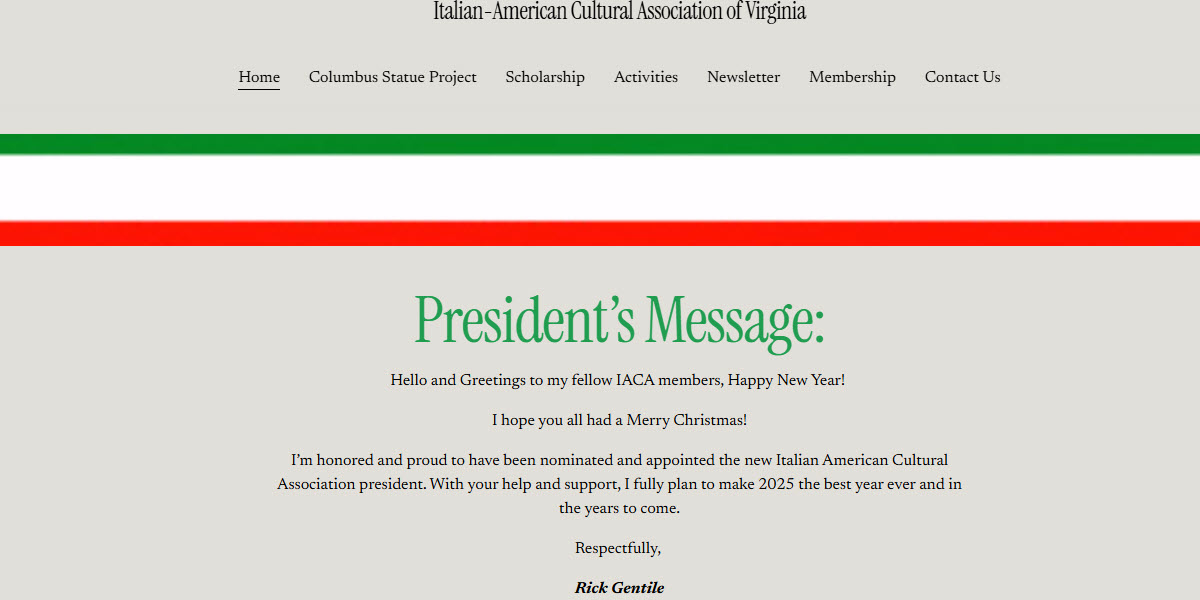 Italian-American Cultural Association of Virginia -  industry in Glen Allen VA
