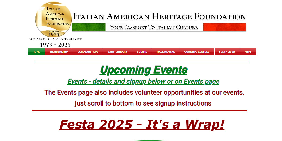 Italian American Heritage Foundation -  industry in San Jose CA