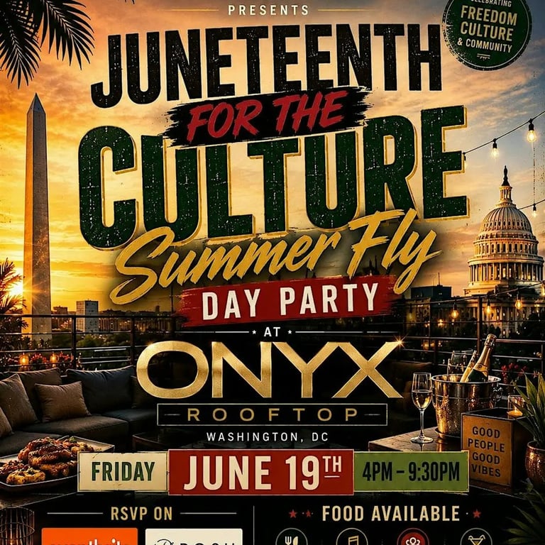 JUNETEENTH for the Culture Day Party!!!