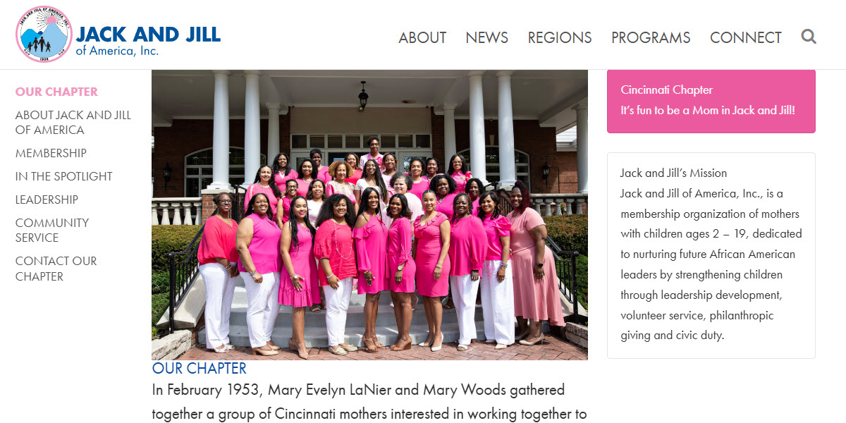 Jack and Jill of America, Inc. Cincinnati Chapter -  industry in West Chester OH
