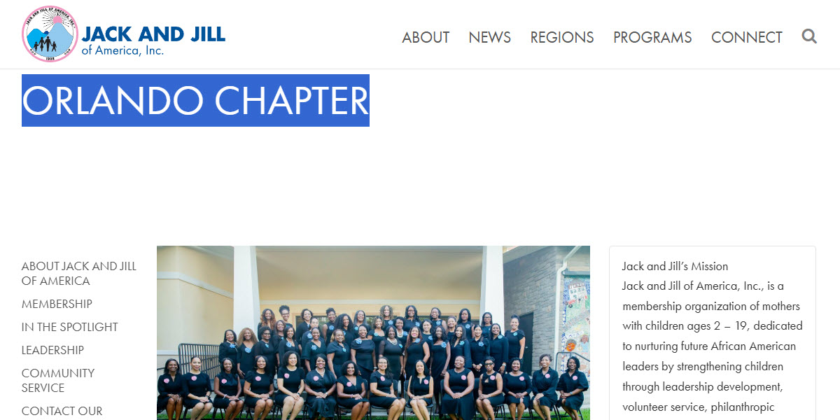 Jack and Jill of America, Inc. Orlando Chapter -  industry in Windermere FL