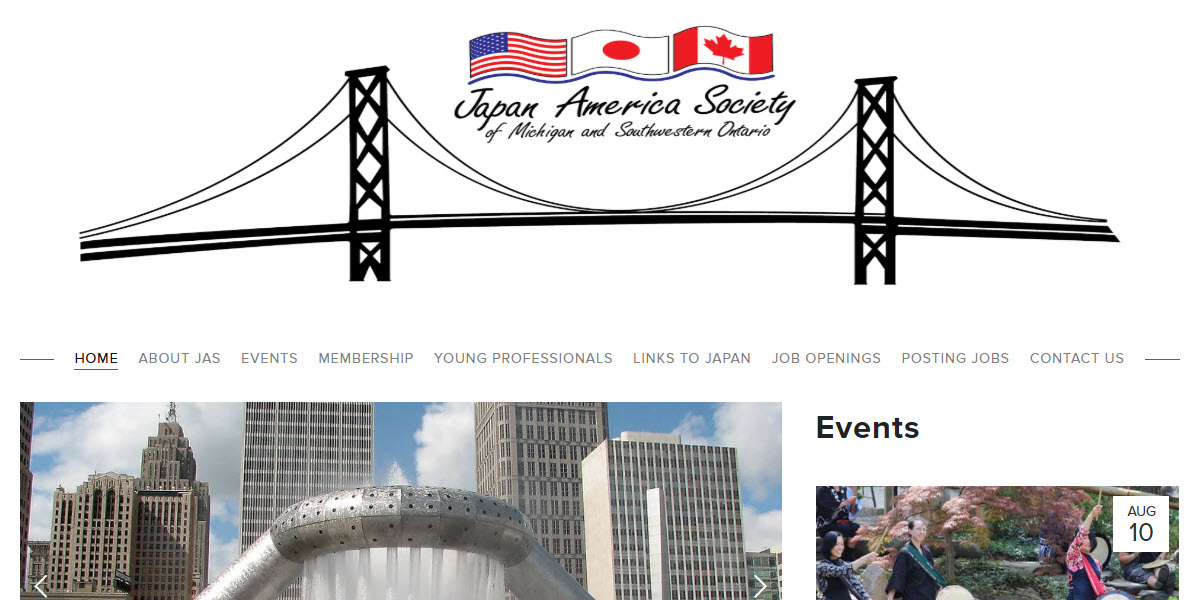 Japan America Society of Michigan and Southwestern Ontario -  industry in Detroit MI