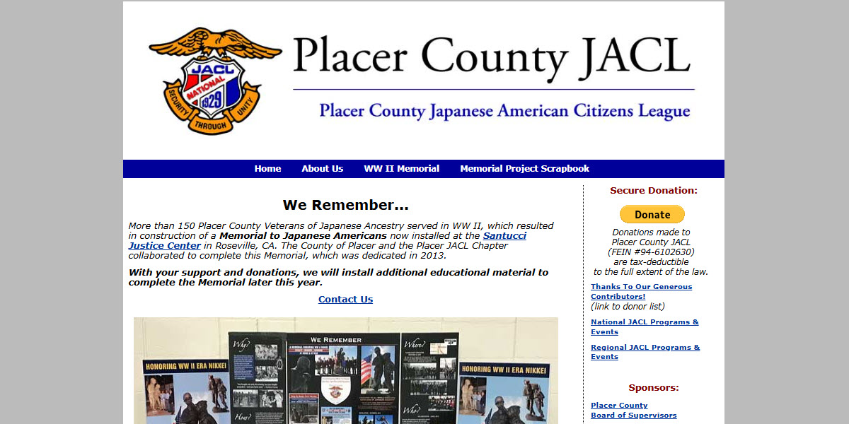Japanese American Citizens League Placer County Chapter -  industry in Auburn CA