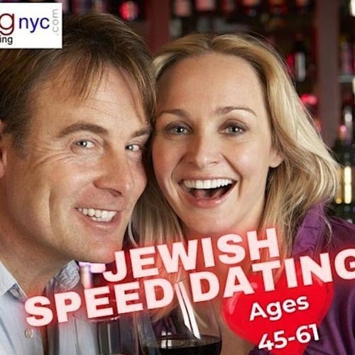 Jewish NYC Speed Dating- - Men Ages 48-61 and Women Ages 45-58