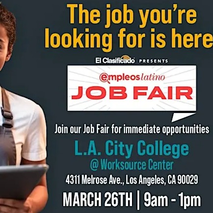Job Fair at Los Angeles City College WorkSource Center