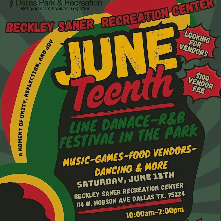 Juneteenth Line Dance/R&B Festival in the Park