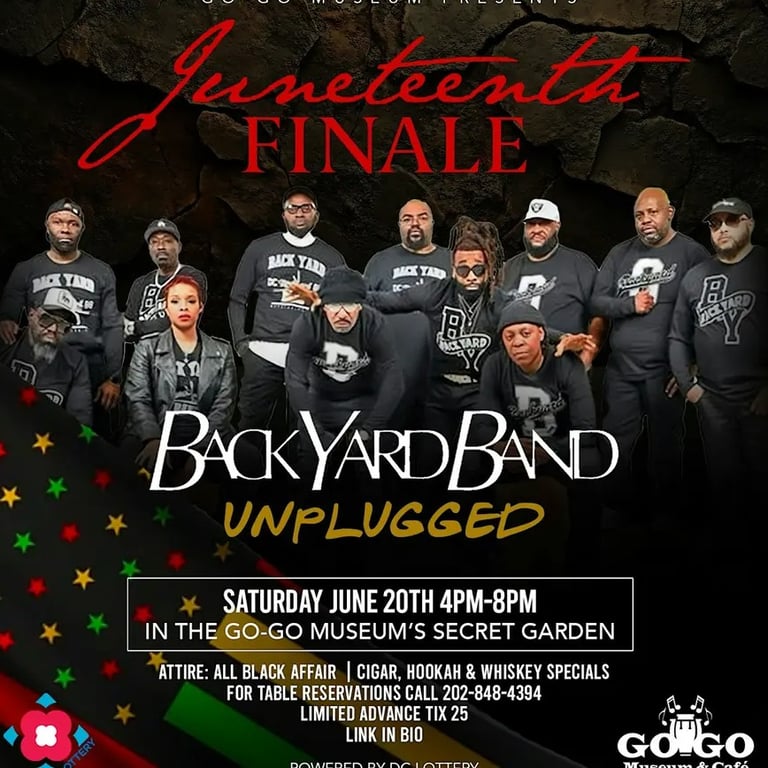 Juneteenth Weekend Finale: Backyard Band Unplugged