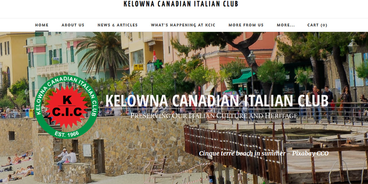 Kelowna Canadian-Italian Club -  industry in Kelowna BC
