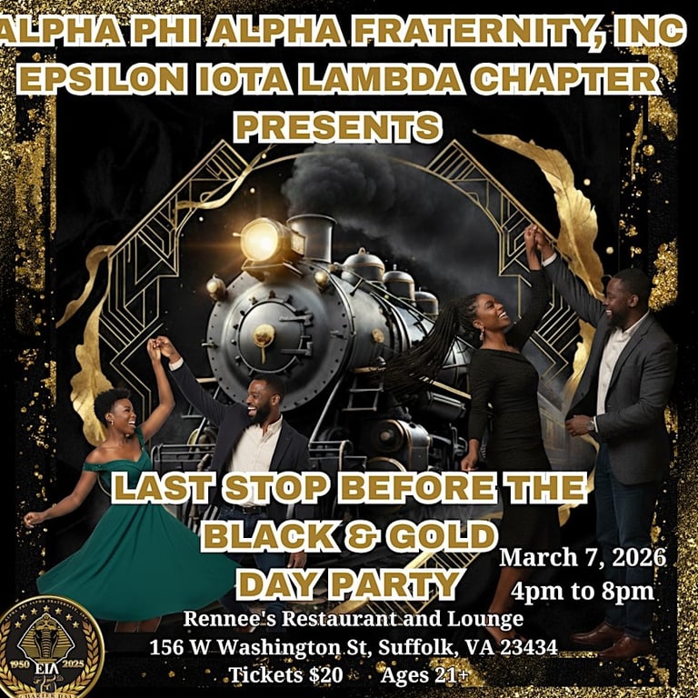Last Stop Before the Black & Gold Day Party
