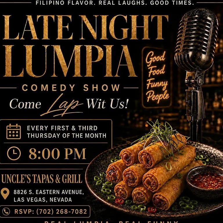 Late Night Lumpia Comedy Show - Come 